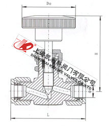 QJ-1管路截止閥外形結構圖