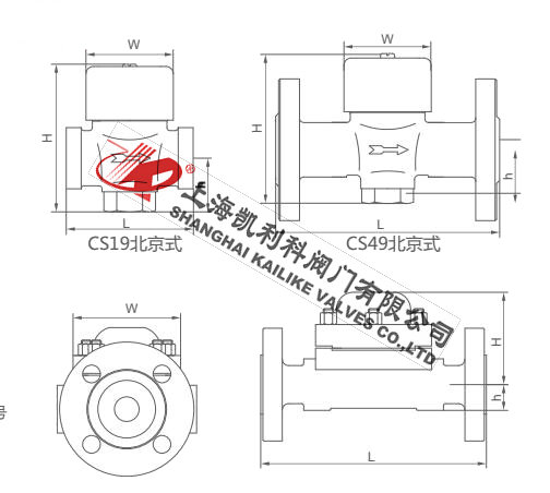 CS69H、CS19H圓盤式蒸汽疏水閥外形結構圖