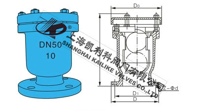 P41X、P42X單口排氣閥外形結構圖