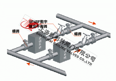 SP45F數字鎖定靜態平衡閥安裝示意圖